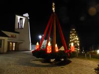 Laßnitzhöhe - abendliche Weihnachtsbeleuchtung 