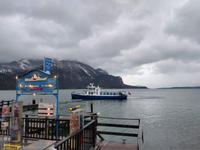 048 St. Gilgen am Wolfgangsee, Blick zum Schafberg