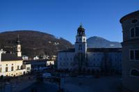 056 Salzburg, Domquartier, Blick auf den Residenzplatz, wie wir ihn leider nicht sahen