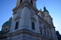 058 Salzburg, Domquartier, Blick auf den Dom, wie wir ihn leider nicht sahen