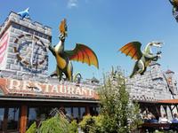 Unsere letzte Pause bei der Anreise machen wir in Merlins Kinderwelt