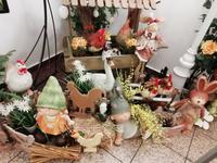 Auch im Hotel erwarten uns die Osterhasen