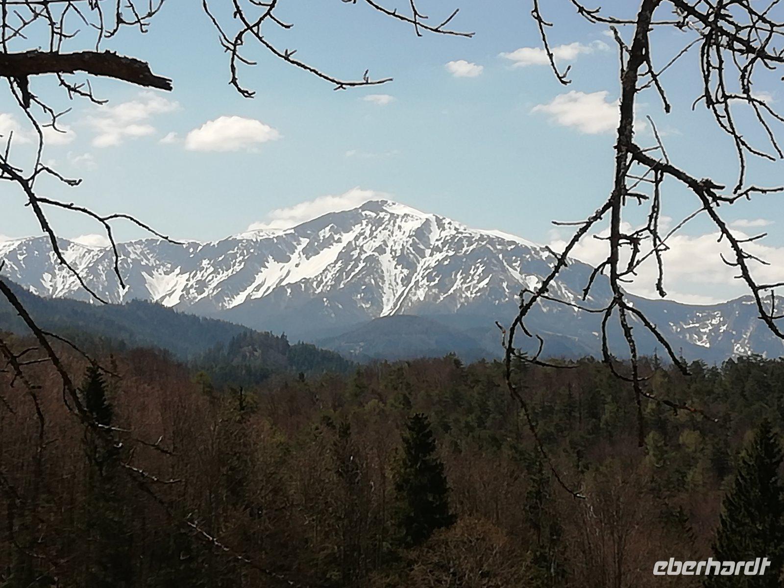 Blick zum Schneeberg