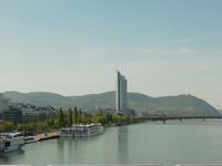 Fahrt über die Donau