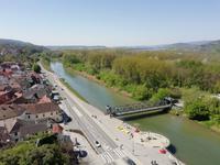 Blick vom Balkon des Stifts Melk