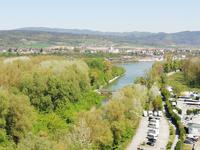 Blick vom Balkon des Stifts Melk