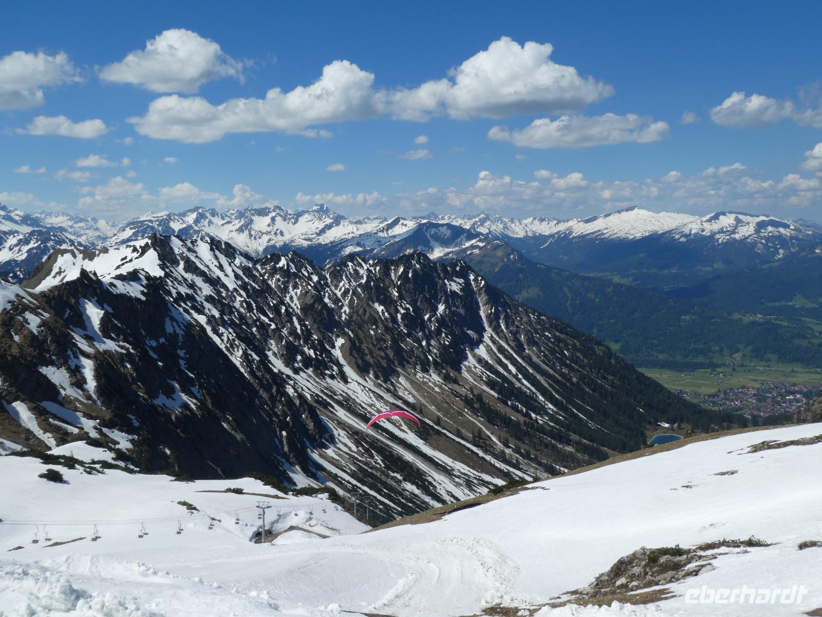 Blick vom Nebelhorn