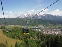 Blick aus der Seilbahn