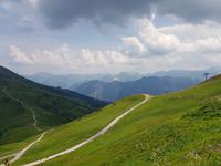 Paragleiter an der Kanzelwand