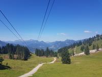 Blick von der Stadion Seealpe