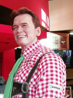 Arnold Schwarzenegger im Wachsfigurenkabinett