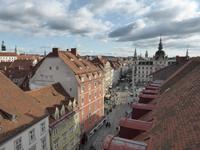 Graz - Blick zum Hauptplatz mit Herrengasse
