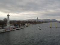 Fahrt über die Reichsbrücke