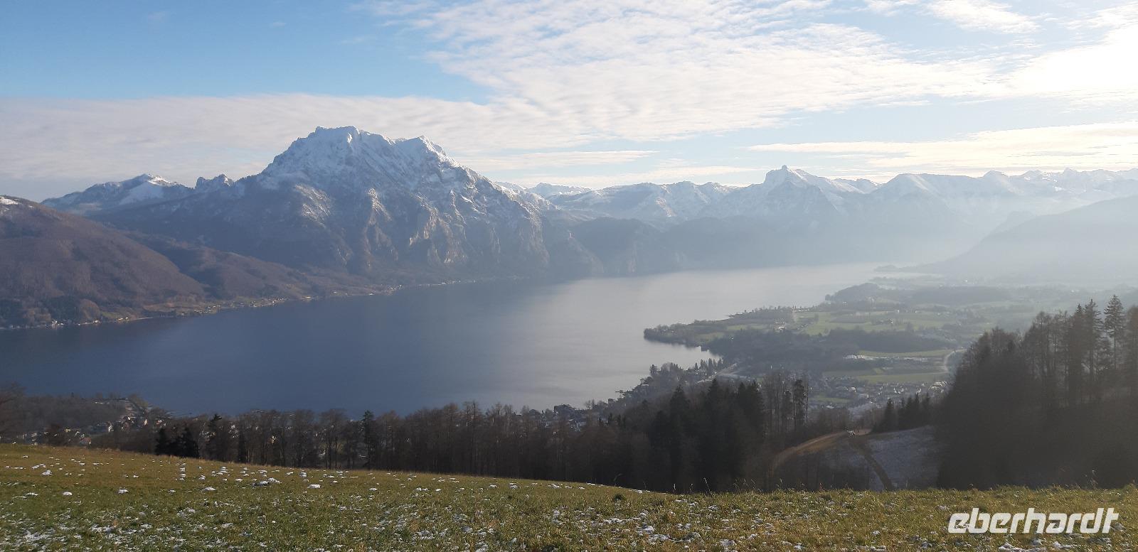 der Traunsee von oben
