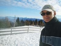 Aussichtsplattform auf 2166m. Blick nach Norden in die Tauern  