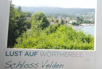 Nach 10Minuten Fußweg vom Seeufer hat man Velden schon unter sich