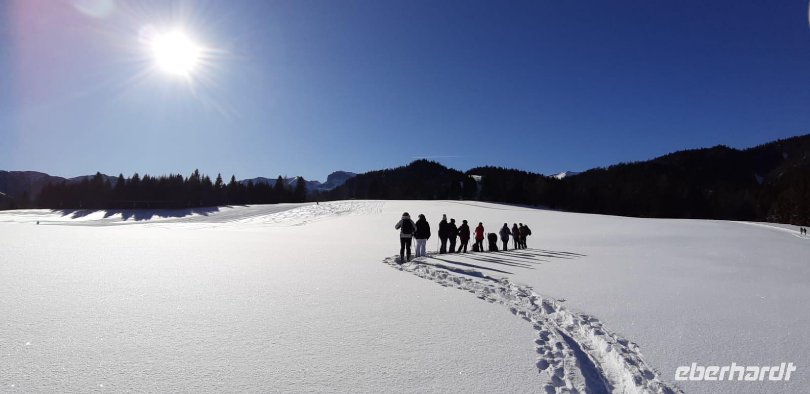 Und da sind wir durch