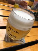 Bierchenpause in Usti