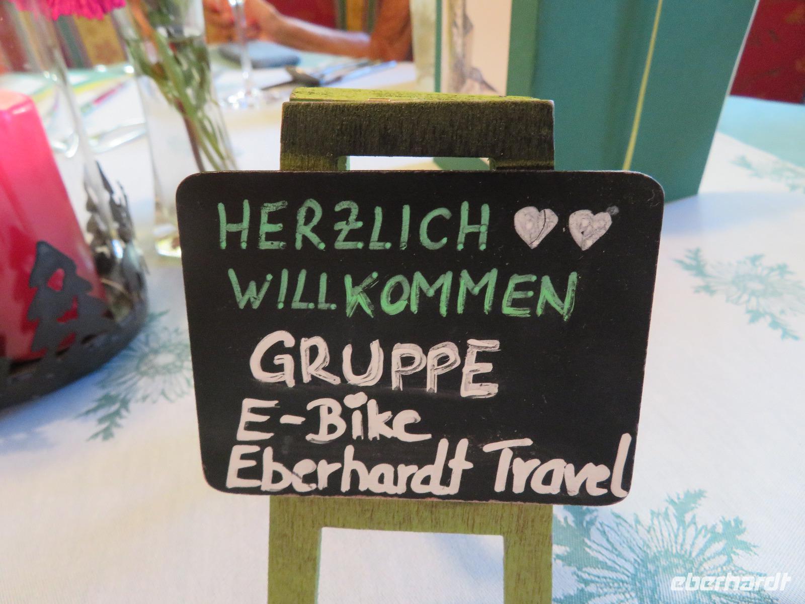 Herzlicher Empfang