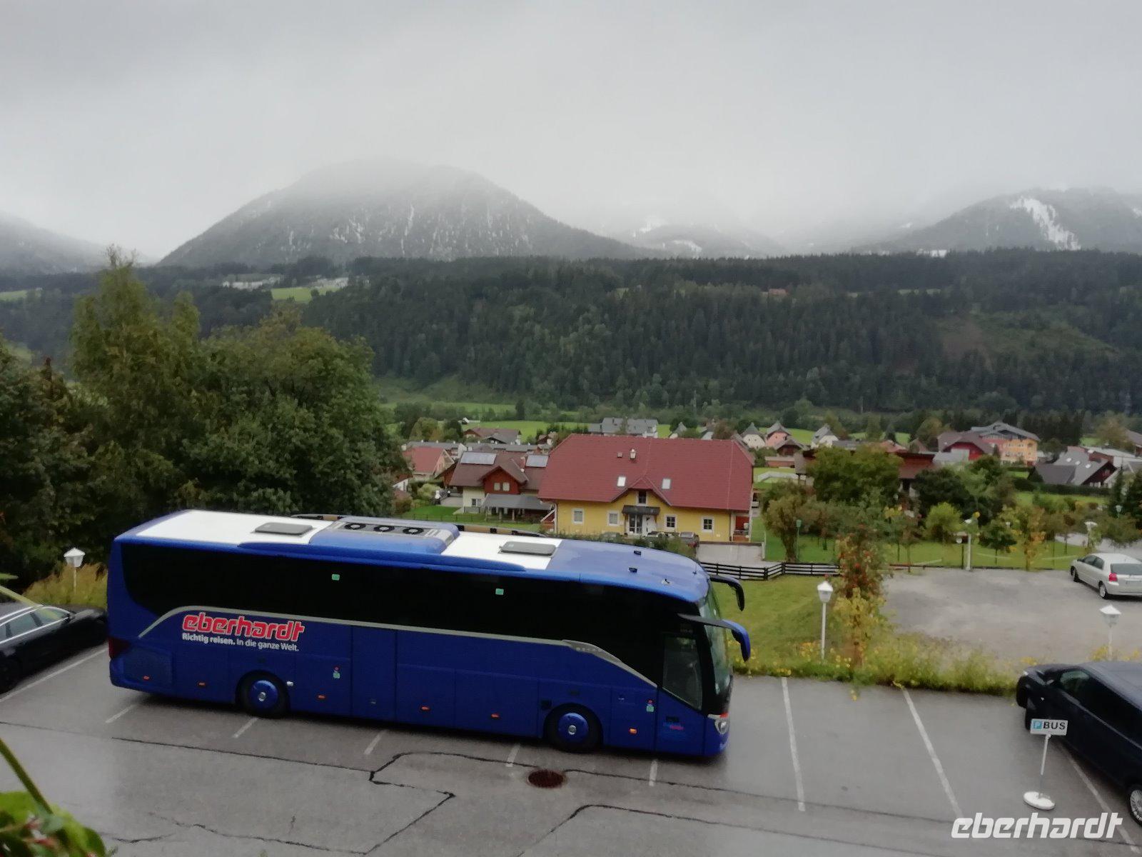 In der letzten Nacht hat es in den Bergen geschneit