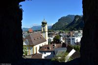 Blick von der Festung Kufstein auf die Altstadt