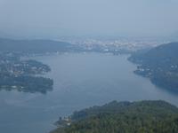 Wörthersee Blick auf den Pyramidenkogel