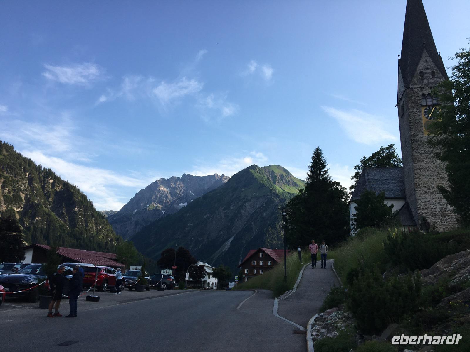 Blick nach Baad, Kleinwalsertal 