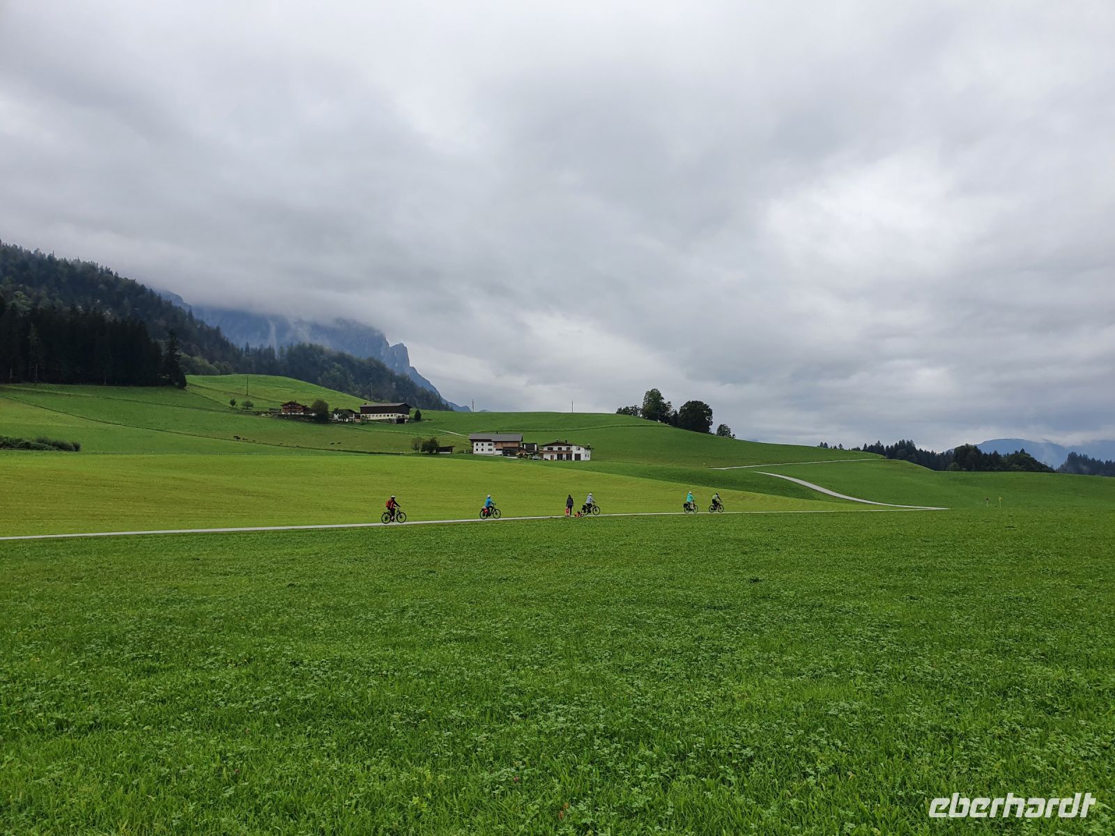 1. Radtour in Richtung St. Nikolaus Kapelle
