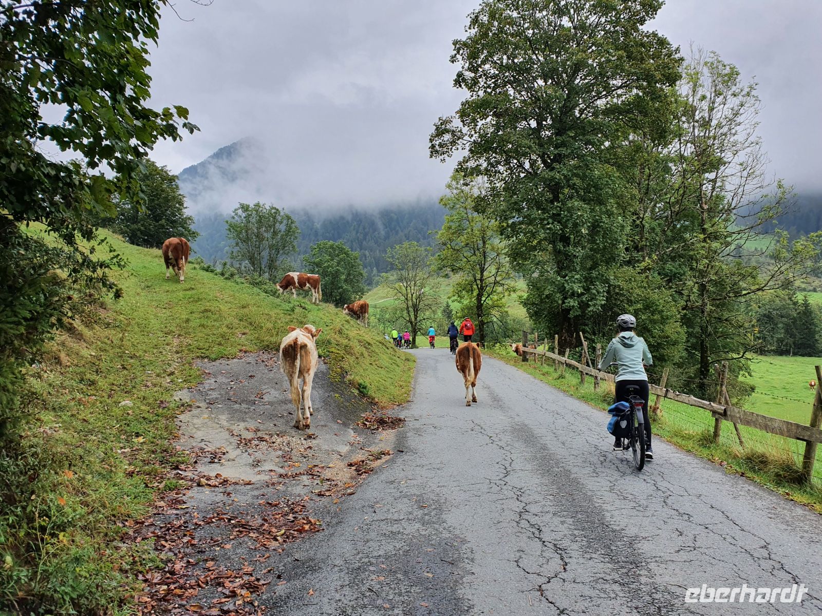 1. Radtour in Richtung St. Nikolaus Kapelle