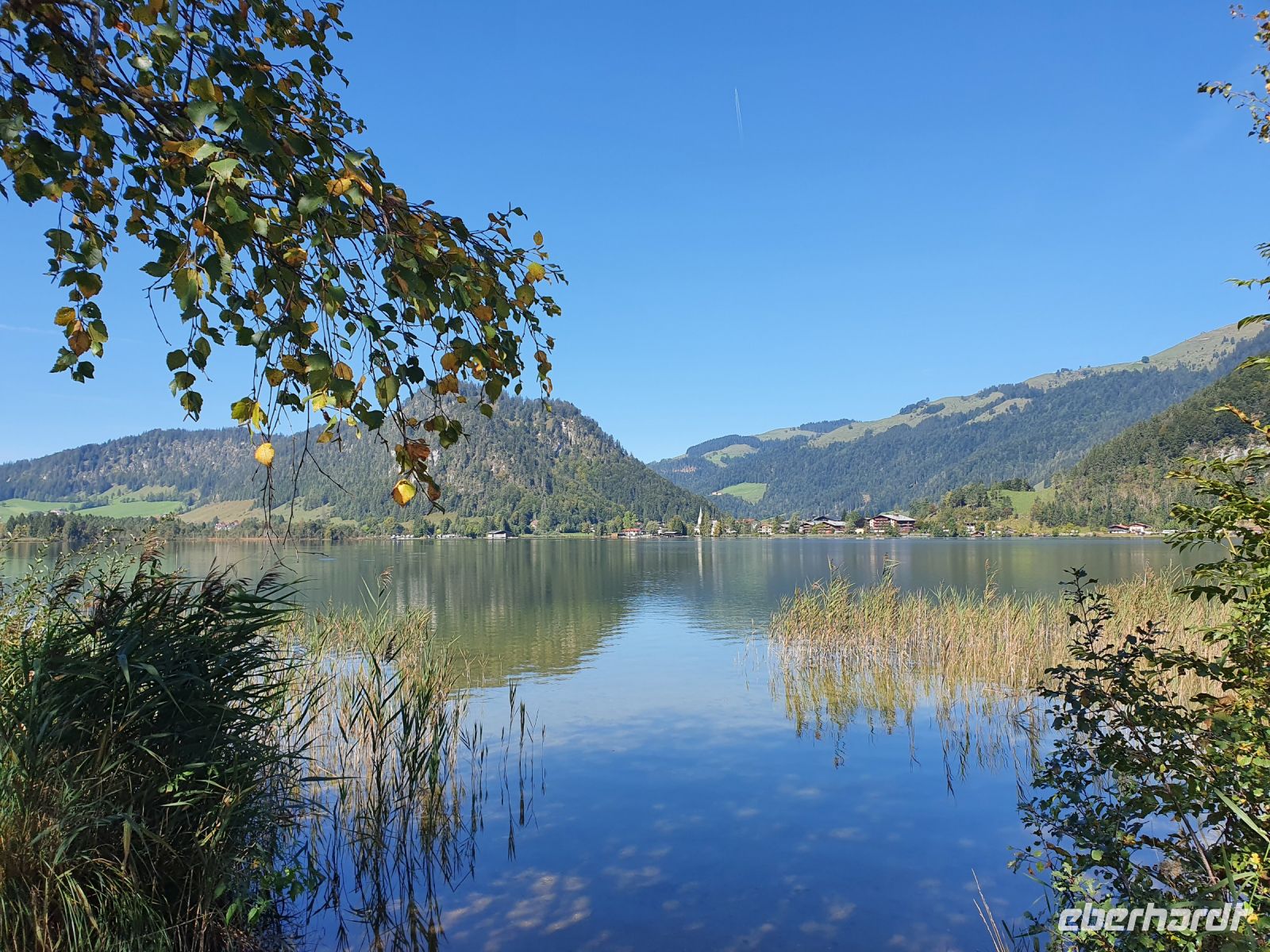 Der Walchsee mit Blick auf den gleichnamigen Ort