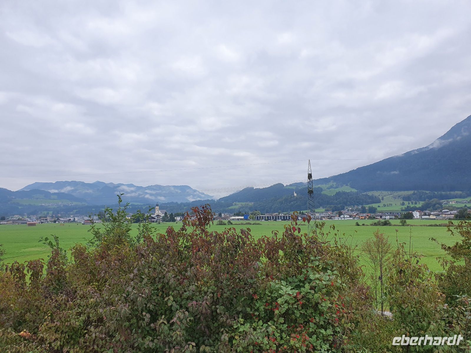 Innradweg nach Kufstein - Blick nach Ebbs