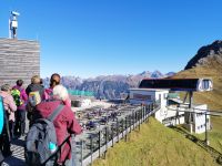 Auf der Berstation: der Blick Richtung Zugspitze