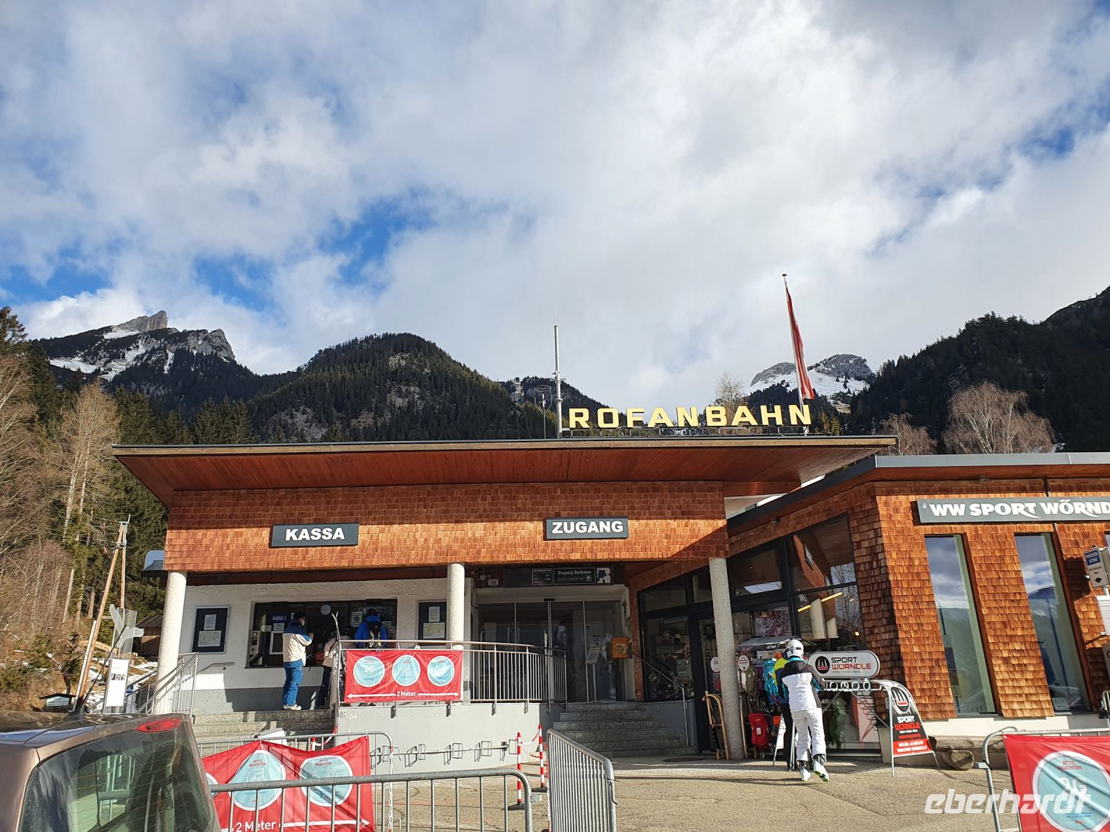 Maurach, Rofanseilbahnstation