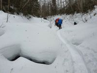 Schneeschuhwanderung im Falzthurnbachbett