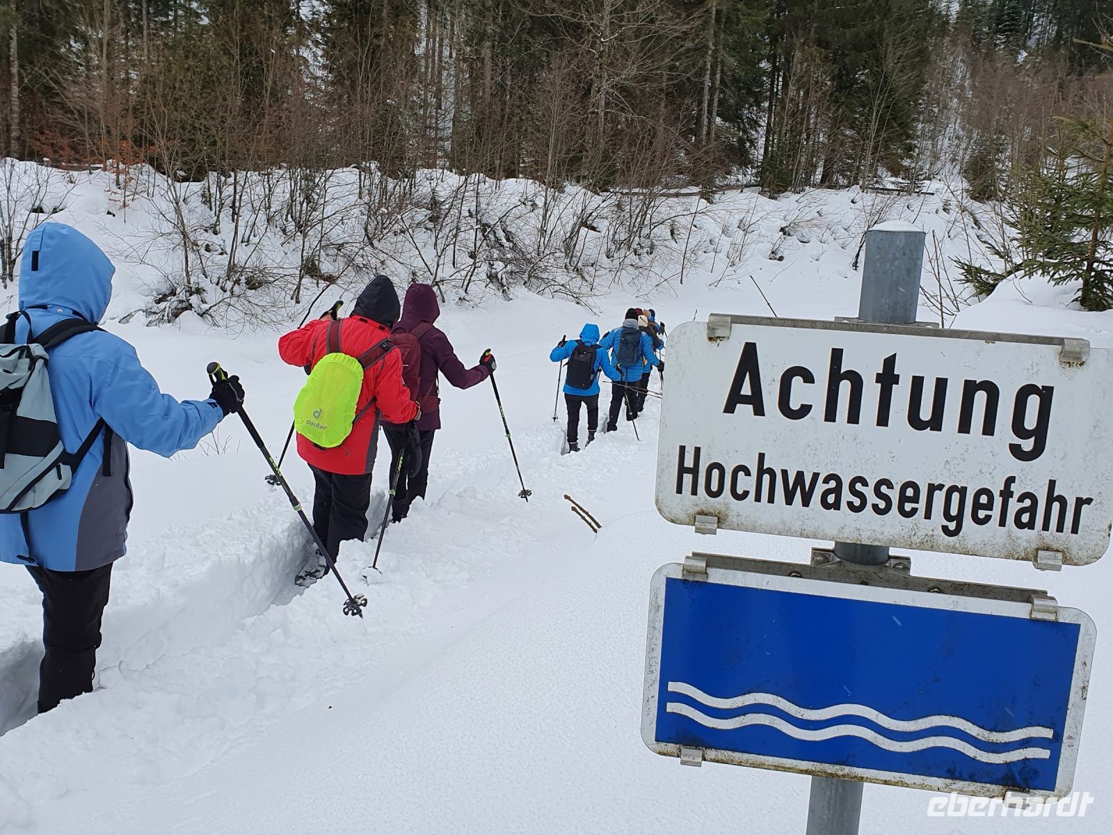 keine Gefahr im Bachbett....