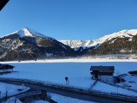 Achenkirch, Blick aus der Sportpension Geissler zur Seekarspitze