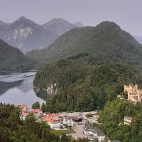 Blick vom Schloss Neuschwanstein