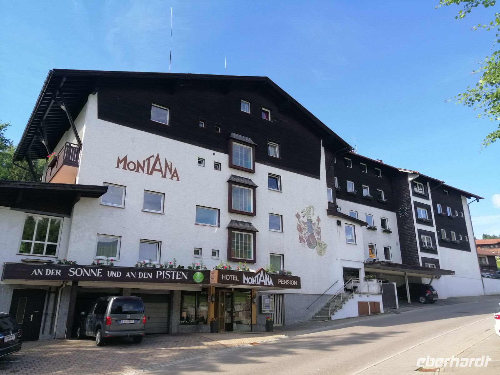 unser Domizil in Riezlern: das Hotel Montana