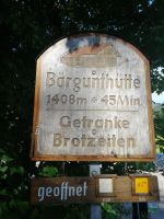 heute geht es zur Bärgunthütte