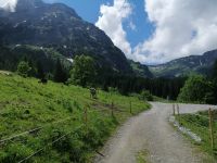 der herrliche Blick beim Abstieg