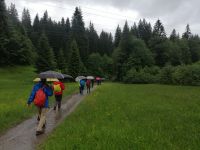 auf dem Weg zur Breitachklamm