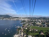 Fahrt mit der Grünberg-Seilbahn