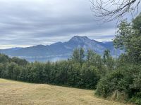 Blick vom Gmunderberg auf den Traunstein