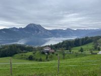 Blick vom Gmunderberg auf den Traunstein