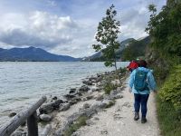 Kurze Wanderung am Wolfgangsee