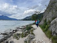 Kurze Wanderung am Wolfgangsee