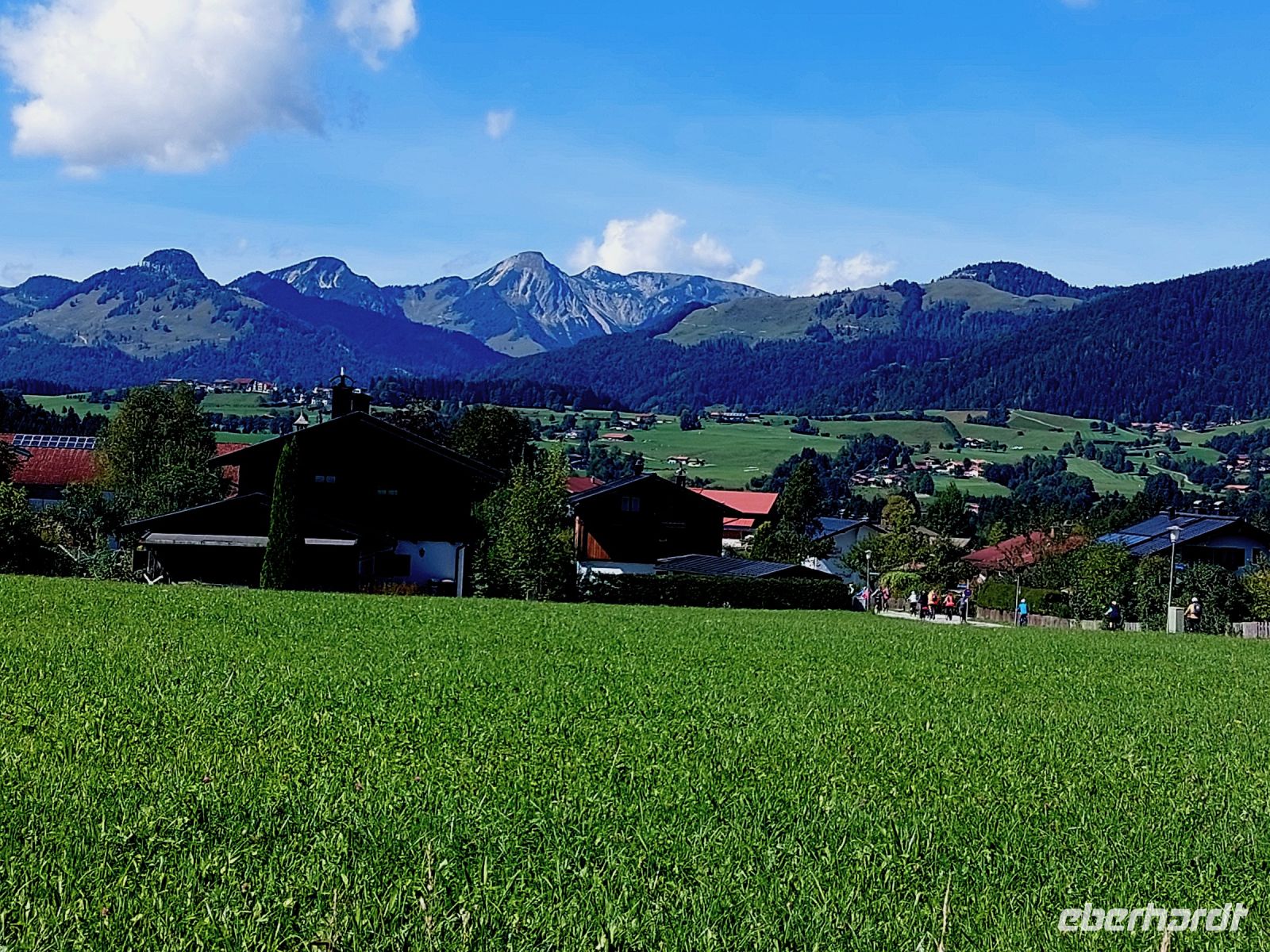 Tag 5: Blick nach Reith im Winkel und zu den Bechtisgadener Bergen