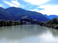 Tag 6: Die Festung Kufstein vom Inn aus gesehen