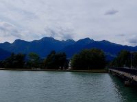 Tag 7: Blick über den Inn Richtung Brannenburg und Wendelstein