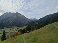 Blick vom Zaferna-Sessellift, Mittelberg